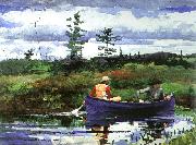 Winslow Homer The Blue Boat USA oil painting artist